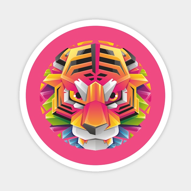 Tiger- art Magnet by katanya78